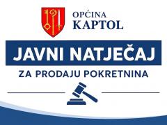 Ponovljeni natječaj za prodaju strojeva u vlasništvu Općine Kaptol 